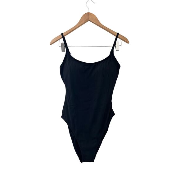 Andie Swim the Amalfi Ribbed One Piece in Black M Tall NWT - Picture 5 of 9